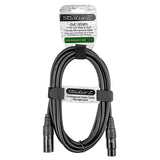 10' 3 Pin XLR Male to 3 Pin XLR Female, Microphone Cable (ZMC-24XMXF-10BP)