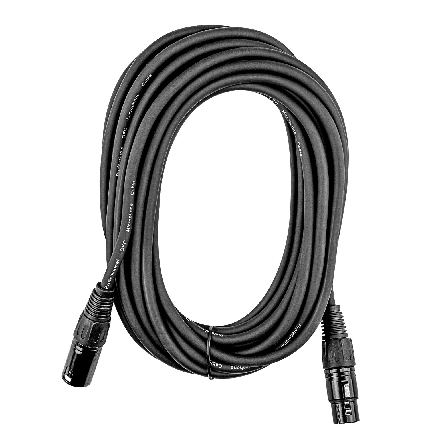 25' 3 Pin XLR Male to 3 Pin XLR Female, Microphone Cable (ZMC-24XMXF-25BP)