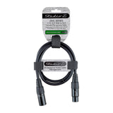3' 3 Pin XLR Male to 3 Pin XLR Female, Microphone Cable (ZMC-24XMXF-3BP)