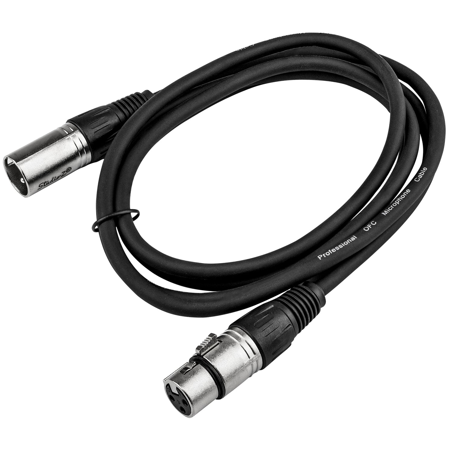 6' 3 Pin XLR Male to 3 Pin XLR Female, Microphone Cable (ZMC-24XMXF-6NP)
