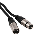 6' 3 Pin XLR Male to XLR Female Microphone Cable (ZMV-24XMXF-6NP)