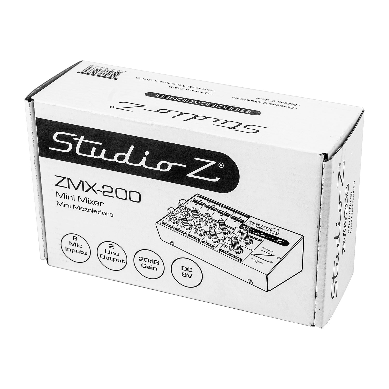 8-Channel Mini Mixer (ZMX-200)