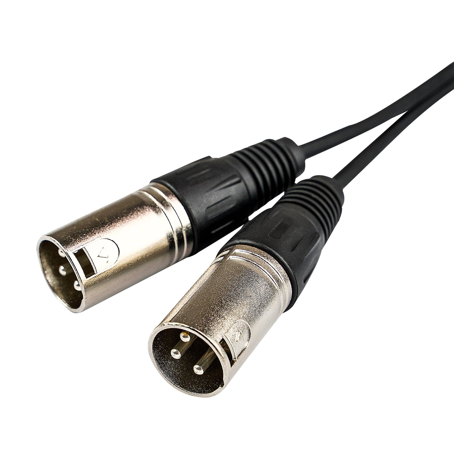 3' Y-Adapter 3 Pin XLR Female to Dual 3 Pin XLR Male Cable (ZP-YXLRFXLRMD-3)