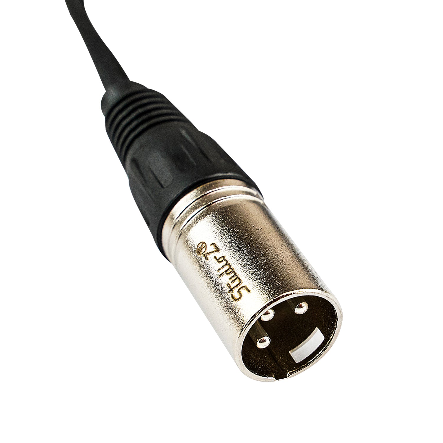 3' Y-Adapter 3 Pin XLR Male to Dual 3 Pin XLR Female Cable (ZP-YXLRMXLRFD-3)