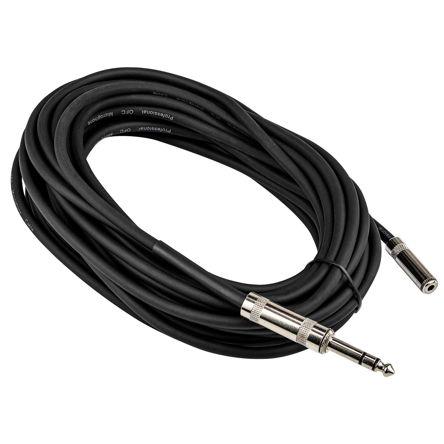 33' 1/4” Plug to Female 3.5mm Stereo Cable (ZPC-14MS35FS-33)