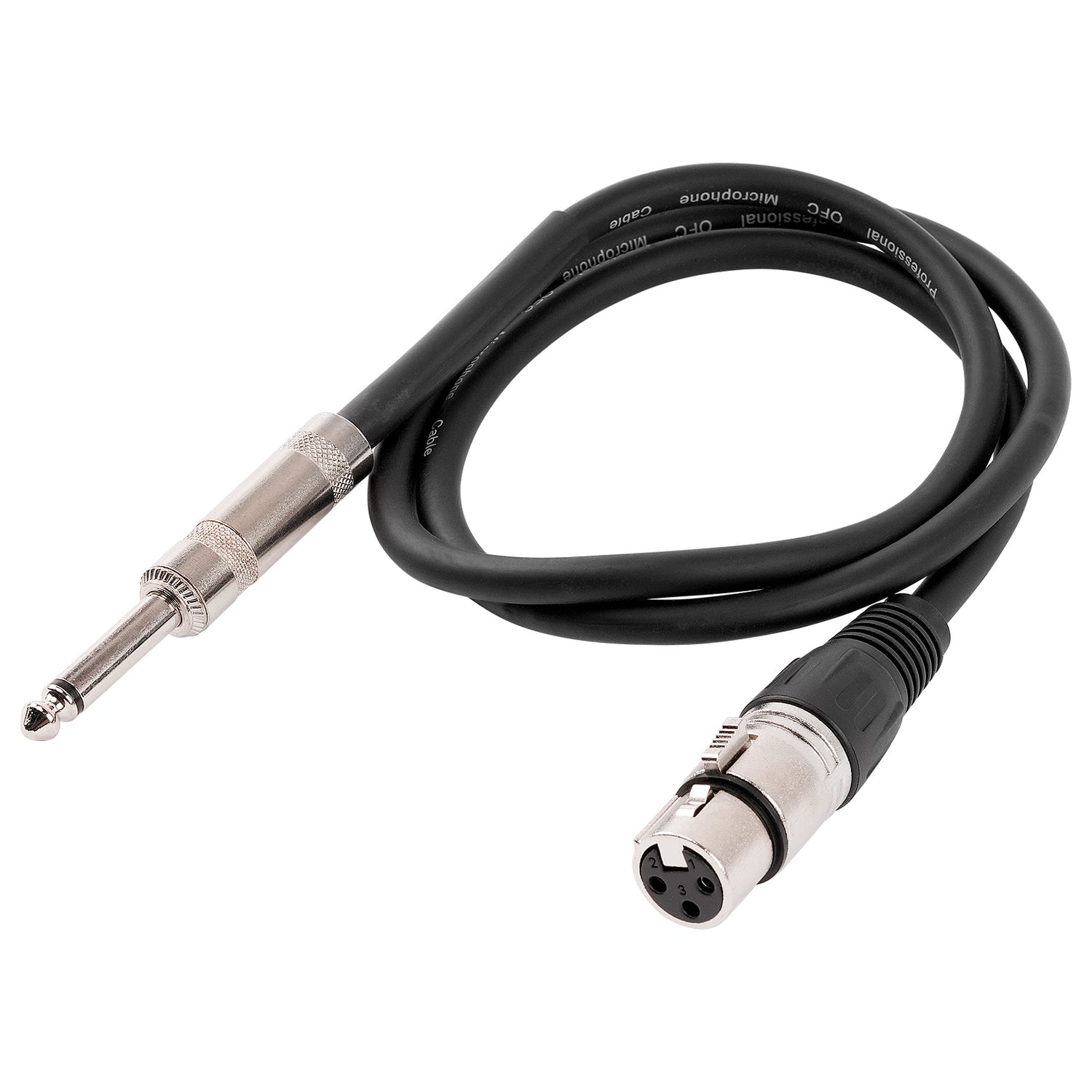 3' 3 Pin XLR Female to 1/4