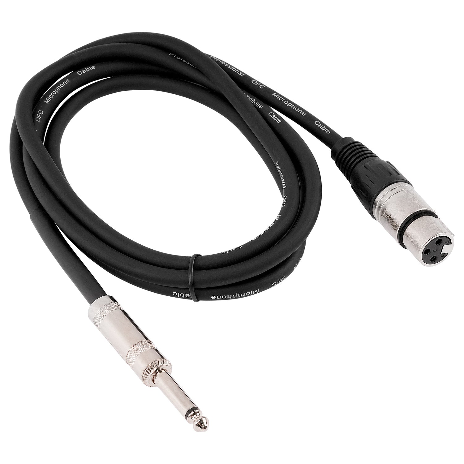 6' 3 Pin XLR Female to 1/4