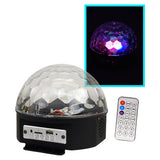 LED Crystal Ball with Music Player with Built In Speaker (ZYB-36UB)